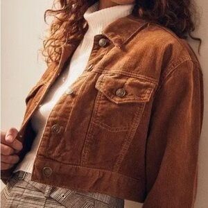 PacSun Women's Tan Corduroy Jacket